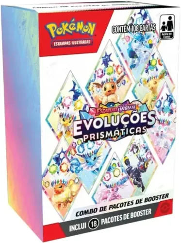 Kit 6x Budle (Mini BB) Evoluções Prismáticas - Pokémon TCG