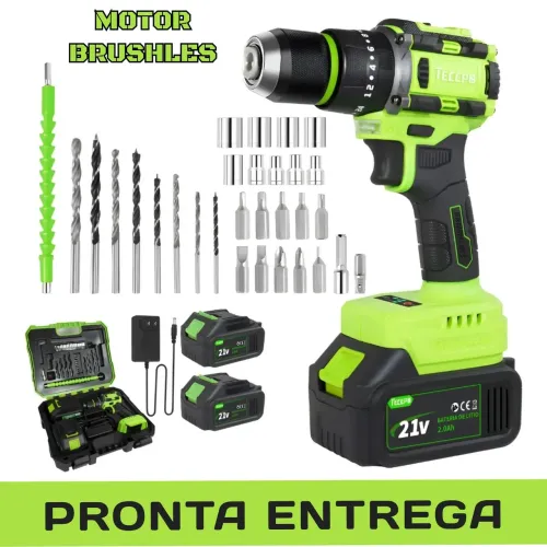 FURADEIRA TECEPO 02 BATERIAS COMPLETA