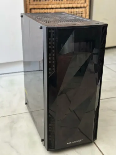 GABINETE GAMER NEOLOGIC + 3 FANS RGB 6 PINOS SEM CONTROLADOR
