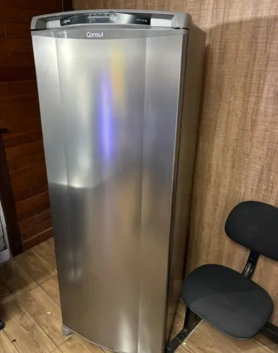 Geladeira consul inox 