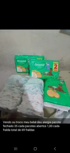 Fraldas Tamanho P
