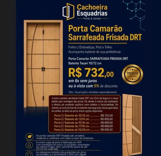 Vendo porta estilo camarão