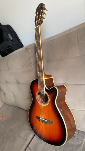 Violão Tagima Vegas Nylon Eletroacústico Cutaway + Afinador | elétrica p/ revisão