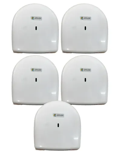 Kit 5 Suportes Papel Higiênico Rolão Inox | Ideal para Bares, Restaurantes e Alto Fluxo