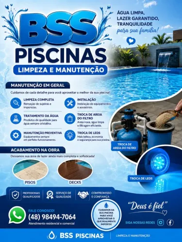 Bss piscinas limpeza e manutenção 