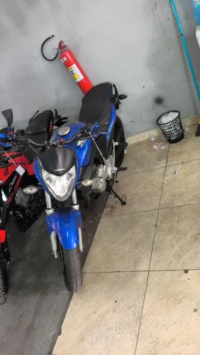 HONDA CB 300R AZUL 2012 Shalon veículos Cariacica
