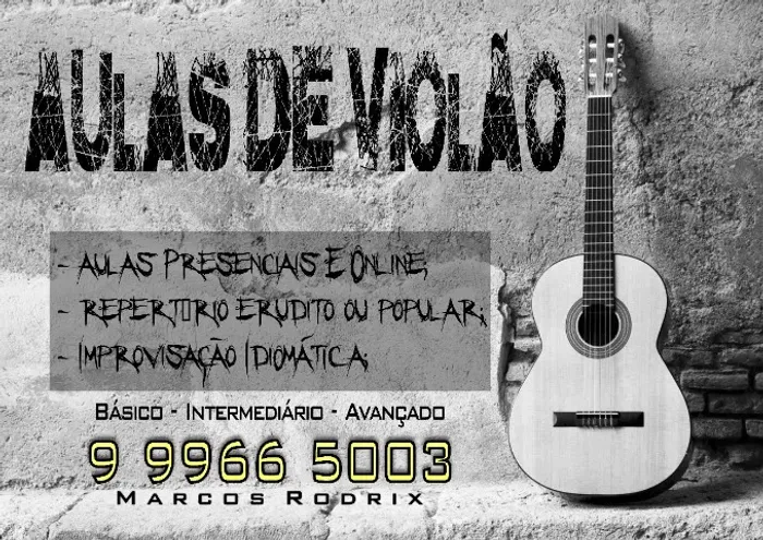 AULAS DE VIOLÃO ERUDITO E POPULAR EM UBERLÂNDIA MG