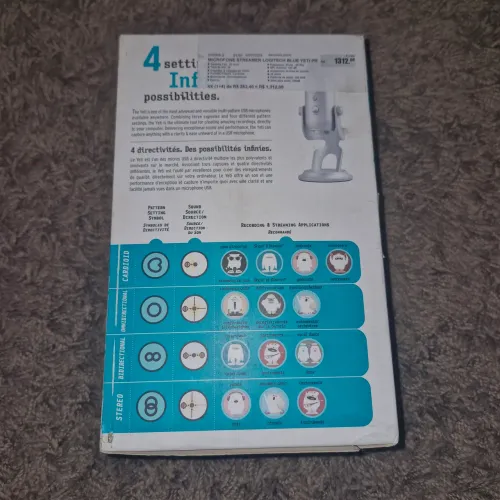 Microfone Logitech Blue Yeti