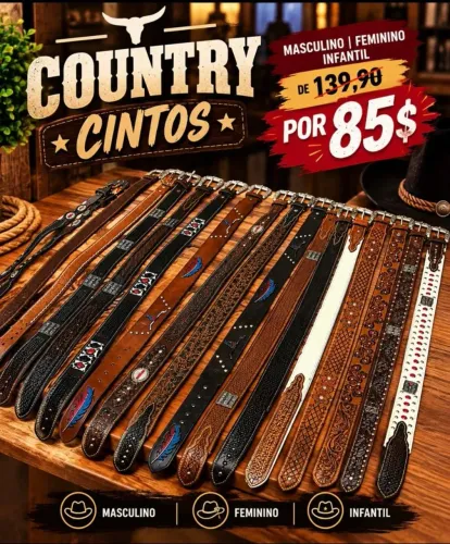 Cintos fivelas capinhas de celular