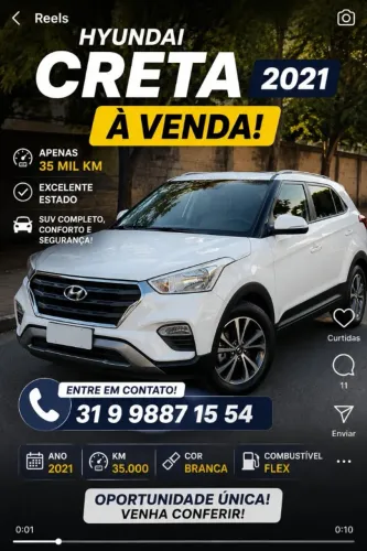 Hyundai Creta Prestige 2.0 16V Flex Aut. 2021