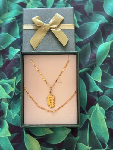 Cordão de Ouro 18k com Pingentr