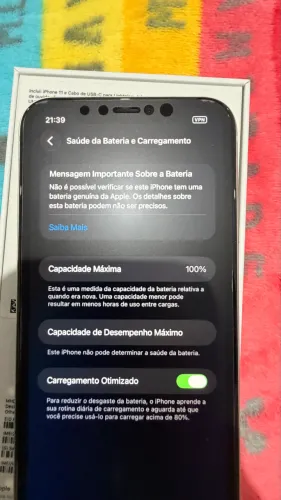 Vendo IPhone 11, branco 128BG