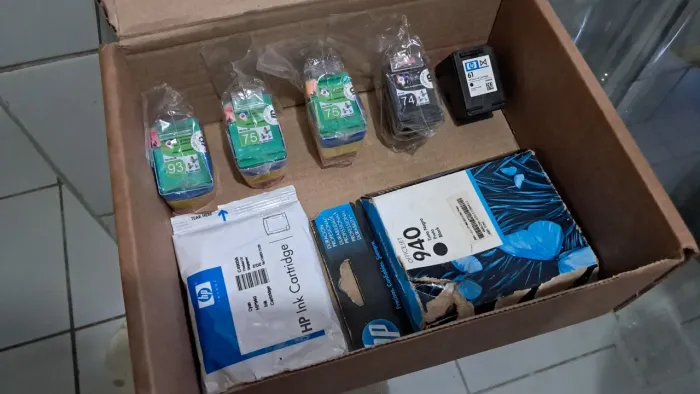 Cartuchos carregados para impressoras epson e hp (disponível em vários modelos)