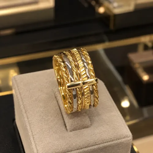 Aliança 7 Elos em Ouro e Ouro Branco - Modelo Exclusivo e Elegante