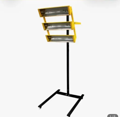 Painel de secagem para repintura automotiva