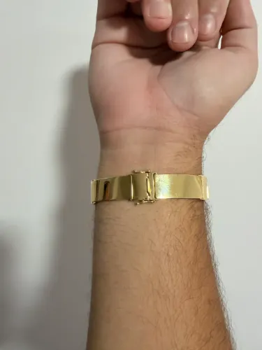 Bracelete de ouro 18k 21.37g =650 a grama