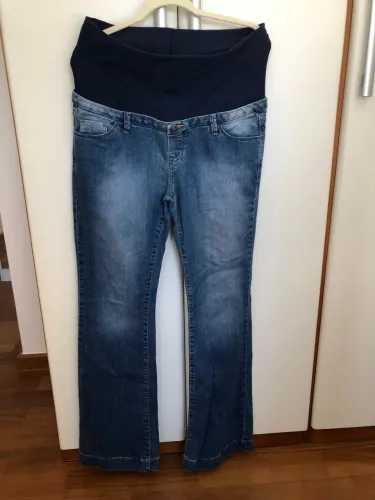 Calça jeans gestante 