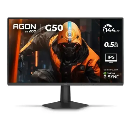 Monitor Gamer Aoc Agon G50 24? 144hz 0,5ms Ips Full Hd Hdr10
