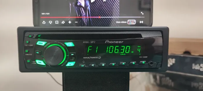 Radio Cd Pioneer Deh-1380mp Com Bluetooth Top