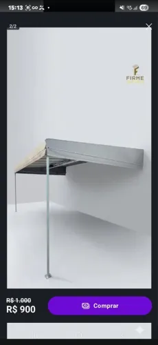 Toldo para garagem