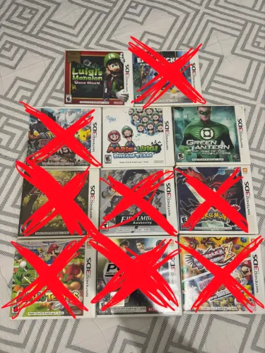 Lote 3 jogos nintendo 3ds usados mario zelda Pokémon m