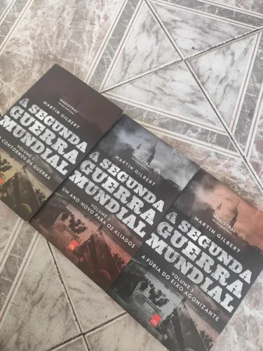 TRILOGIA LIVROS SEGUNDA GUERRA MUNDIAL