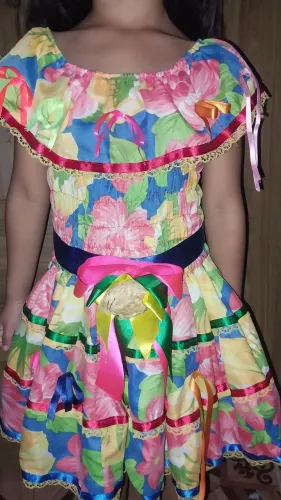 Vestido junino ,5 anos 