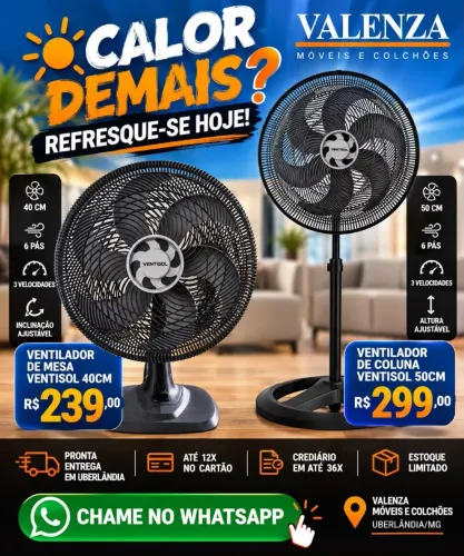 Ventilador Mesa $239,00 / Ventilador pedestal $299,00 Novos embalados