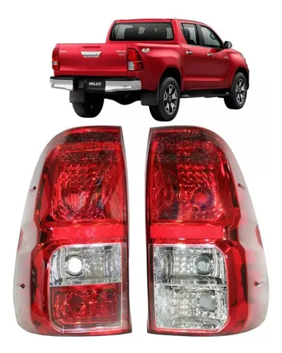 Par Lanterna Toyota Hilux 2016 2017 2018 19 2020 2021 A 2026 Ambos Lados