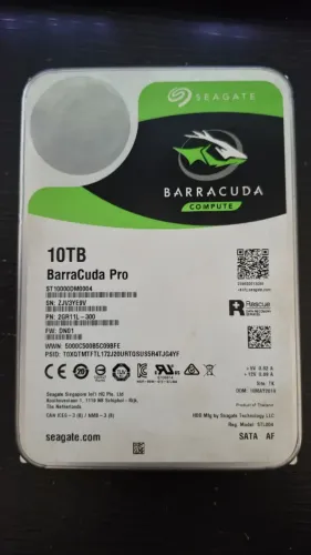 HD 10TB Seagate Barracuda Pro 7200rpm