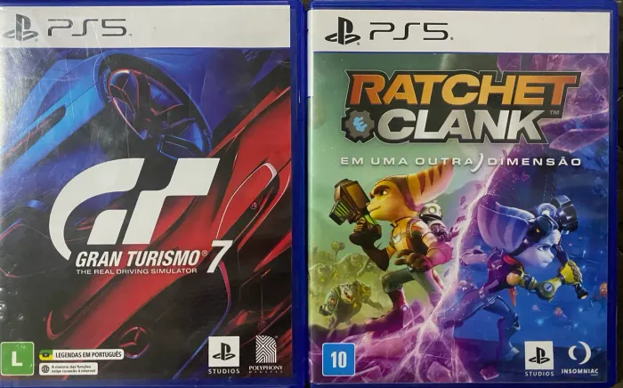 Vendo Gran Turismo 7 e Rachet