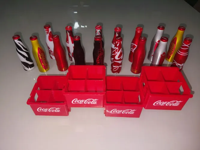 Garrafinhas Coca 2014 - estampadas