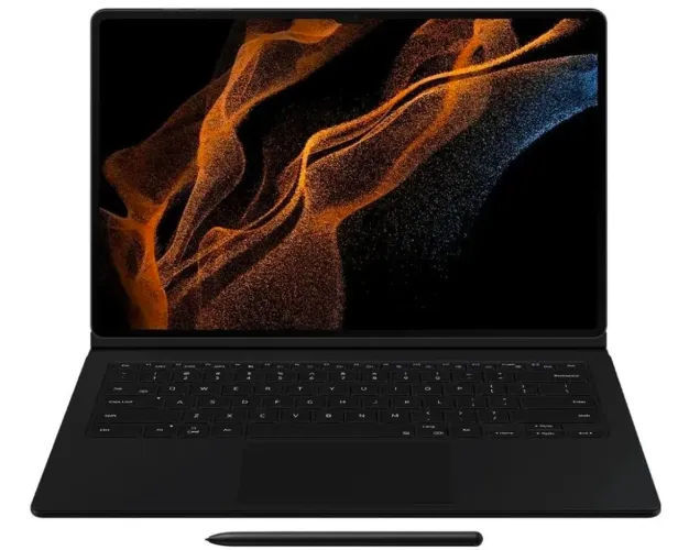 Capa Teclado Samsung Galaxy Tab S8 Ultra Layout em PT-BR + caneta S PEN original  Samsung
