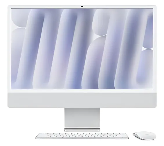 Apple Computador Imac All-in-One Chip M4 256GB Tela 24" Prata A-MBI