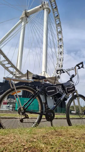 Bike aro 26 preta estilo raio