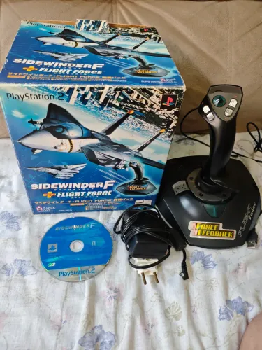 Controle Raro de PlayStation Sidewinder F 