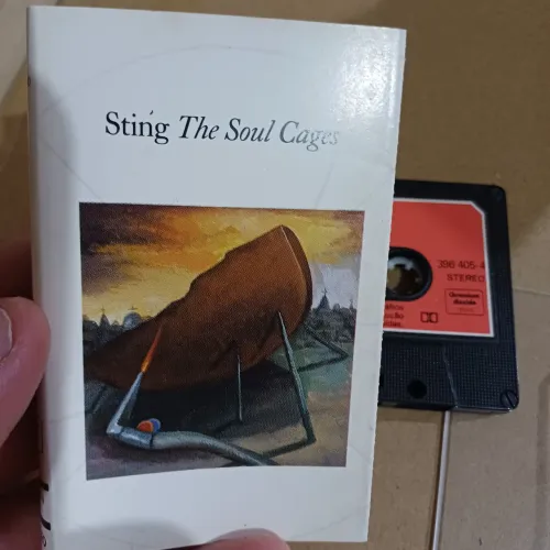 Fita k7 cassete original Sting the Soul Cages lindo encarte 