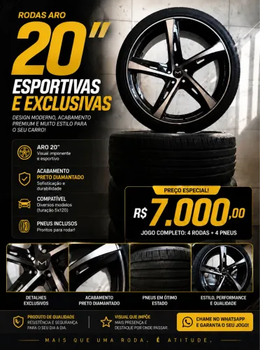 Jogo de rodas aro 20