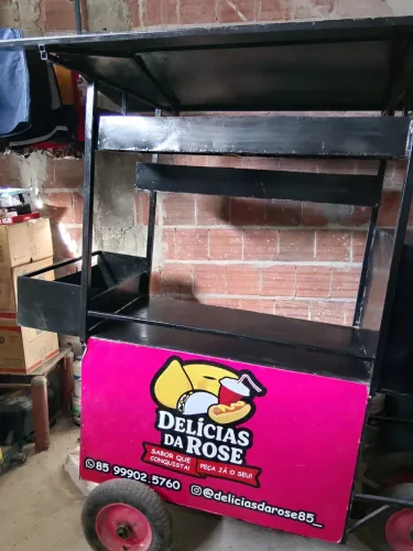Carrinho de lanche semi novo