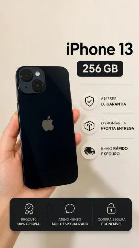 iPhone 13 256gb semi novo | bateria 100%