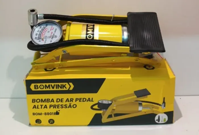 Bomba De Ar Bomvink Bom-8801 De Pé Amarelo