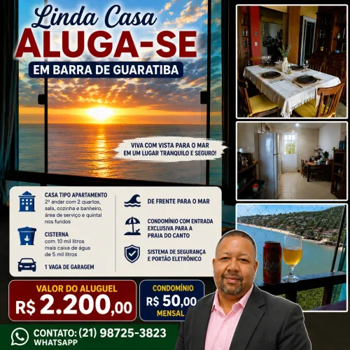 Casa para alugar na Caminho Canto da Praia, Barra de Guaratiba, Rio de Janeiro - RJ