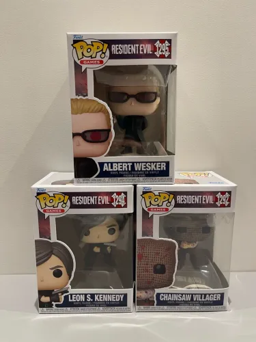 Funko Pop! Wesker / Leon / Chainsaw / Dexter