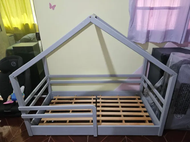 Cama montessoriana infantil, Casinha.