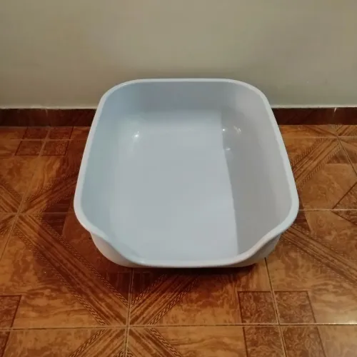 Caixa de areia grande para gato