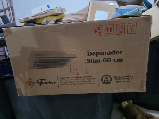 Depurador slim 60 cm novo