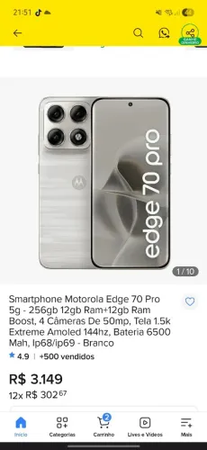 Edge 70 pro