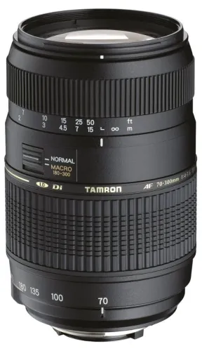 Lente 70-300mm Tamron para Canon usada quase sem marca de uso