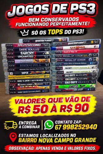 Jogos Playstation 3/ PS3