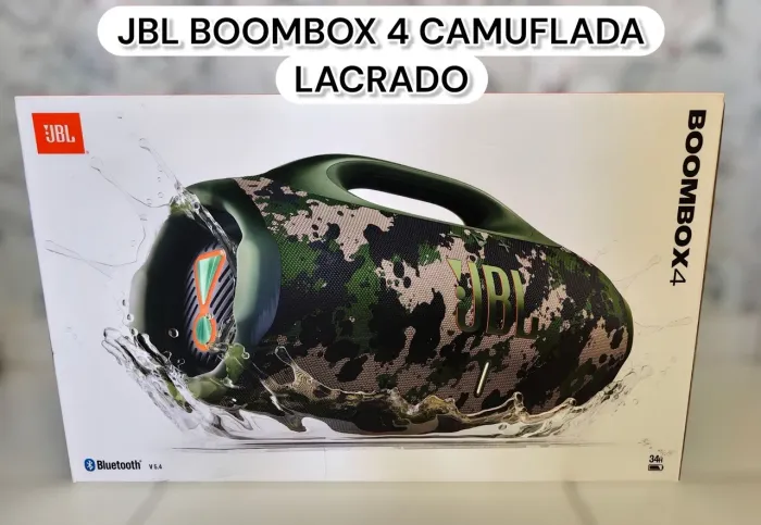 #PROMOÇÃO# CAIXA JBL BOOMBOX 4 CAMUFLADA ORIGINAL | LACRADO